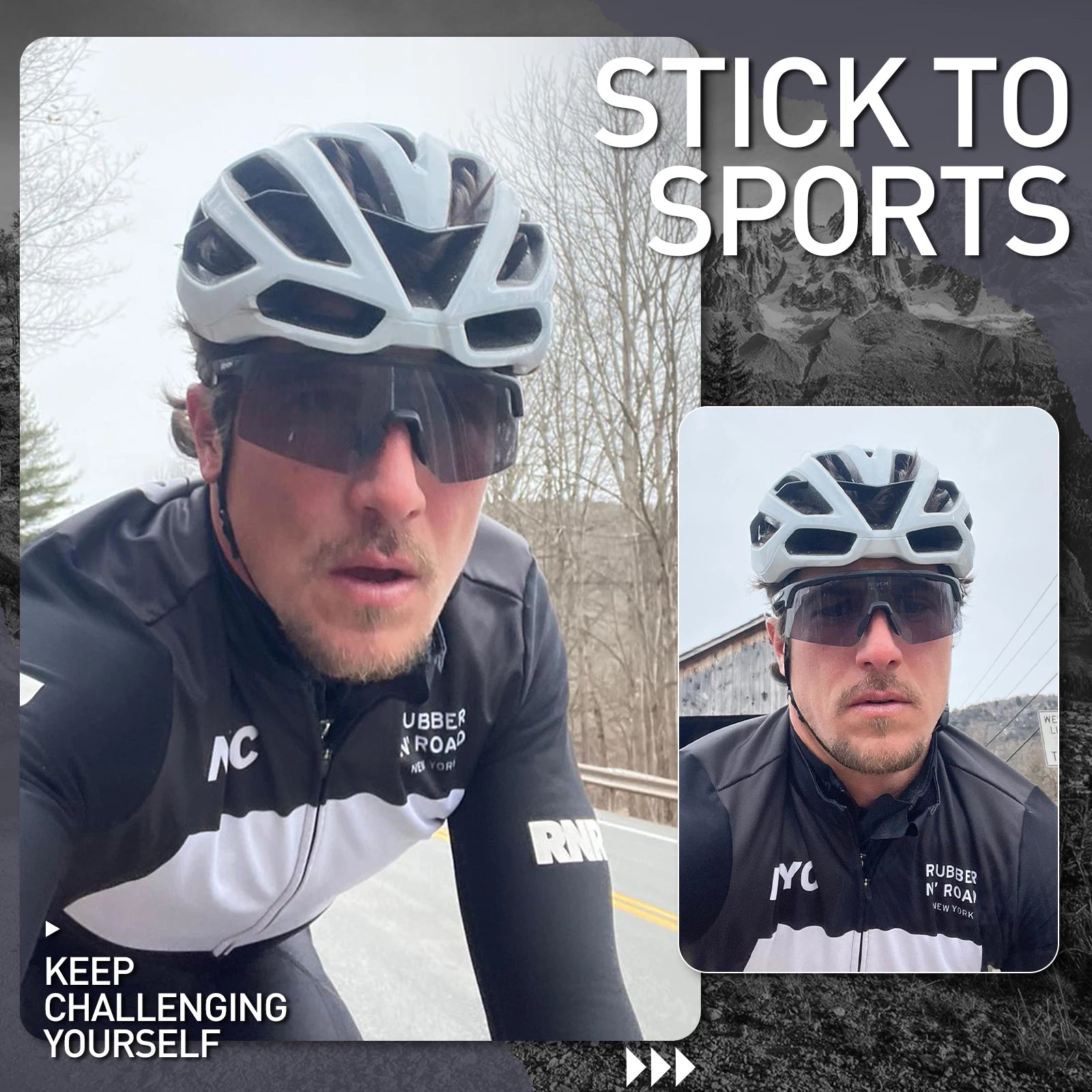 SCVCN Photochromic Sunglasses - Cycling, Sports, UV400 Protection