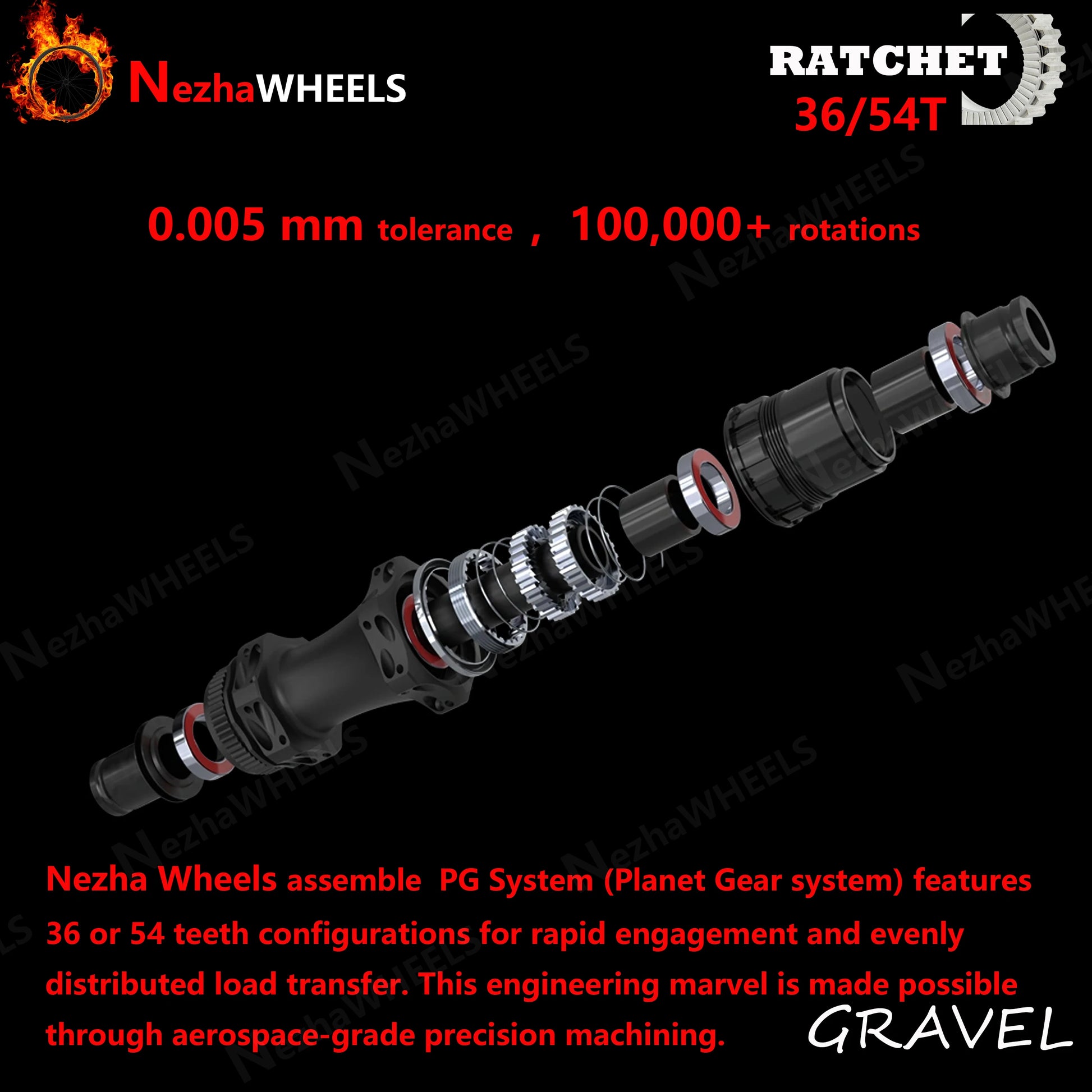 NeZhaWheels 30/35/40/45/50mm Depth 700C Road Bicycle Tubeless Disc Brake Super Light Wheel 36mm Width Gravel Carbon wheelset - Daisan Mart