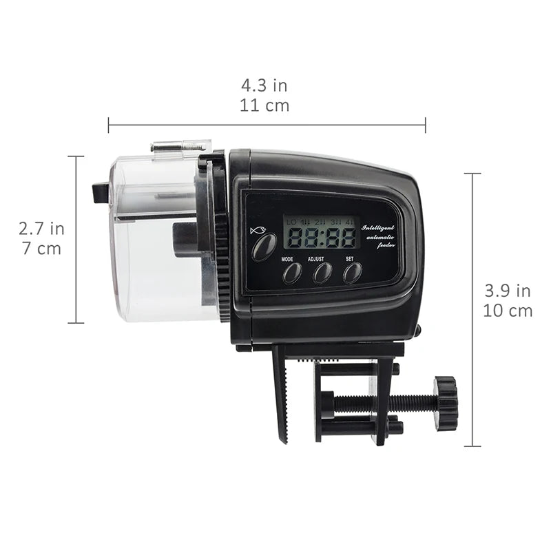 Automatic Fish Feeder for Aquarium Fish Tank Auto Feeder with Timer Pet Feeding Dispenser Fish Shrimp Betta Goldfish Food Feeder - Daisan Mart