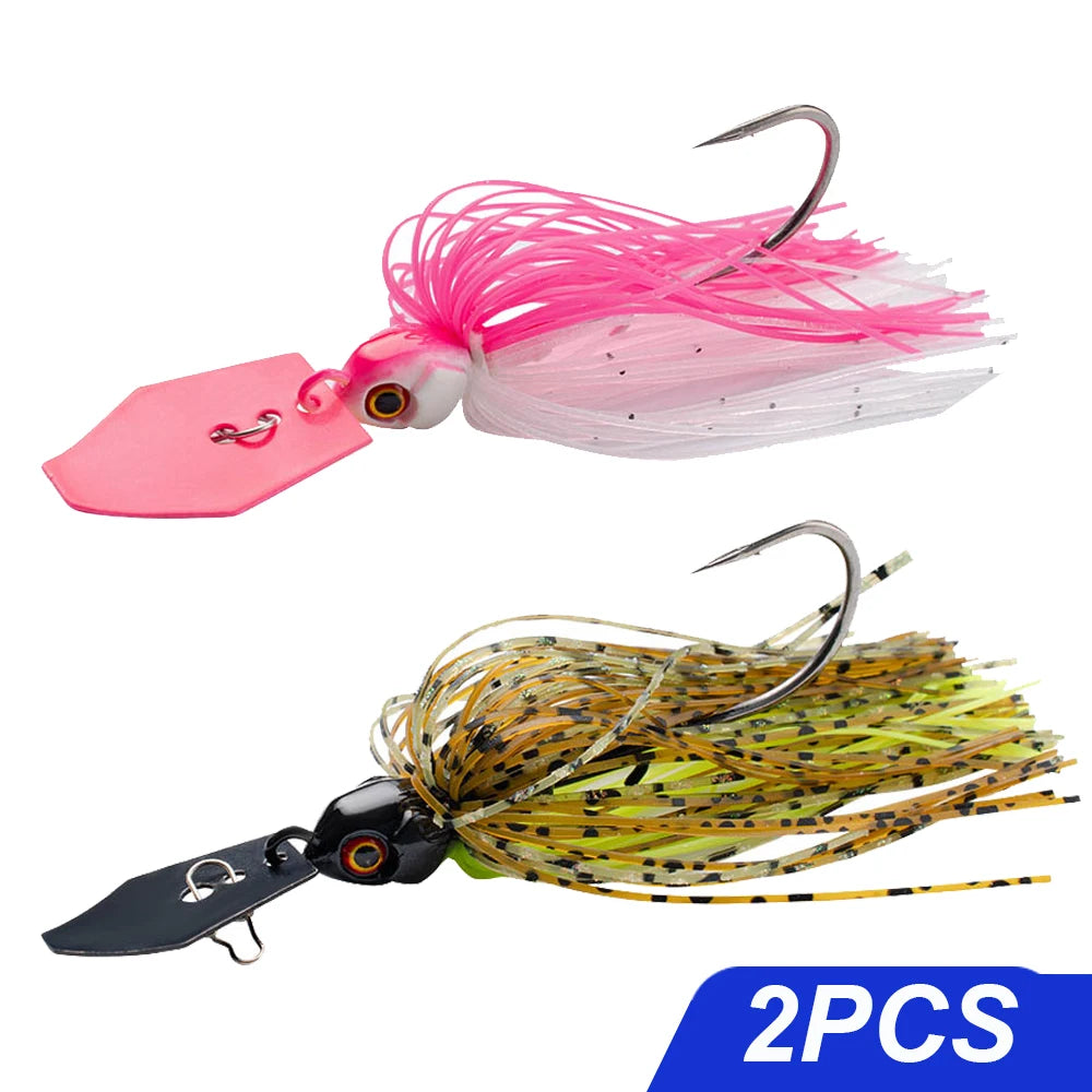 Mồi Câu Spinner 7g-21g Bộ Lưỡi Câu Kim Loại Weedless