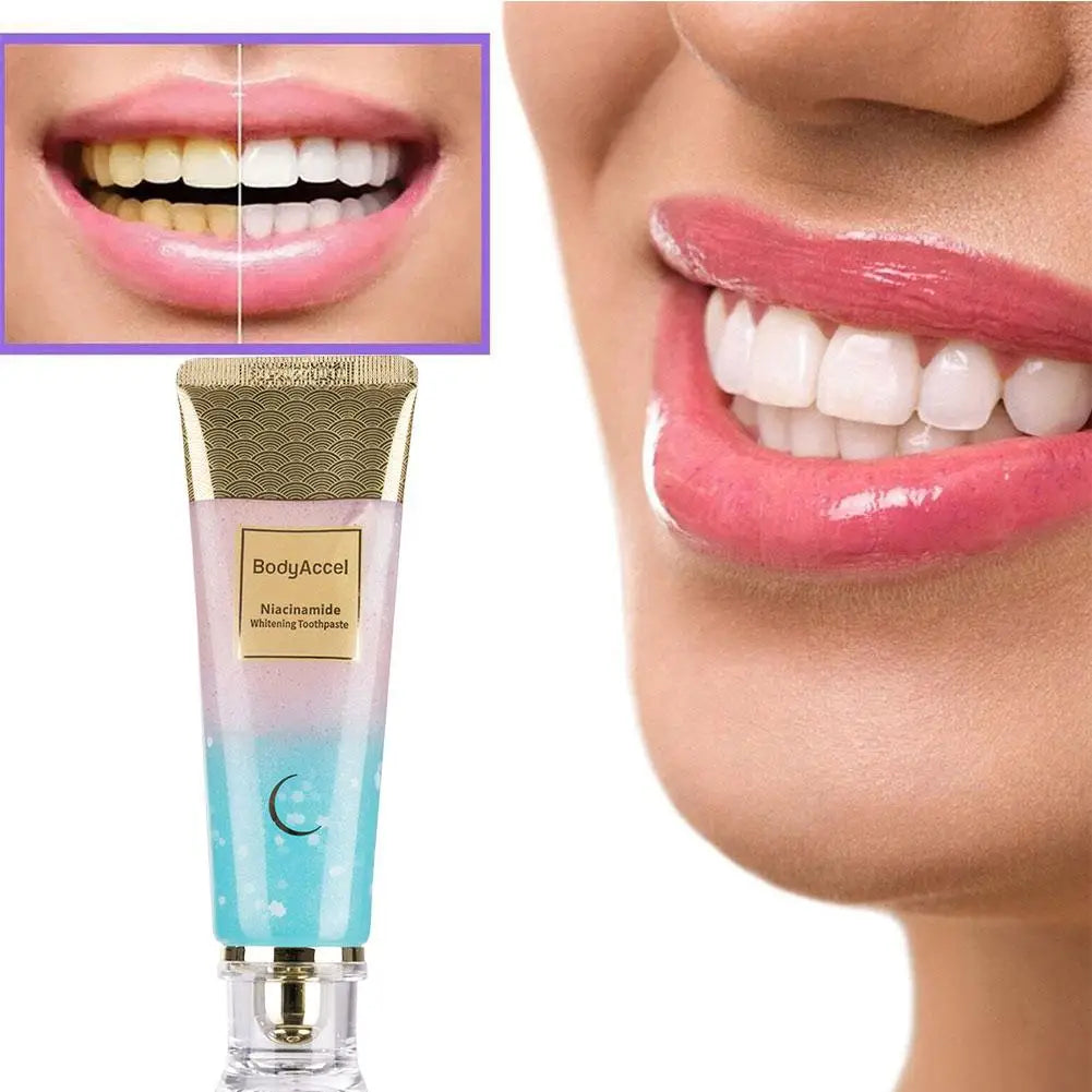 Niacinamide Whitening Toothpaste Fresh Breath Intensive Toothpaste Protect Enamel Periodontitis Stain Removal Tooth Prevent - Daisan Mart