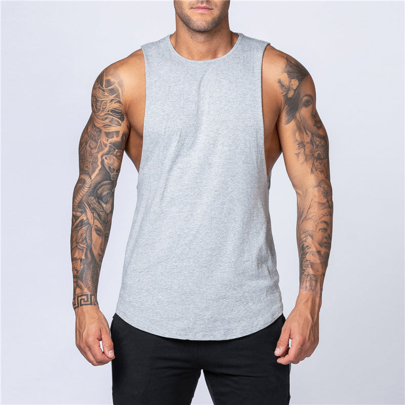 Áo Tank Nam Tập Gym Mùa Hè Thoáng Khí Cotton - Daisan Mart