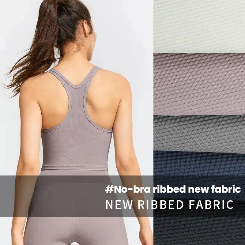 Áo Tập Yoga & Chạy Bộ Hở Lưng Dây Chéo Nữ Tính - Daisan Mart