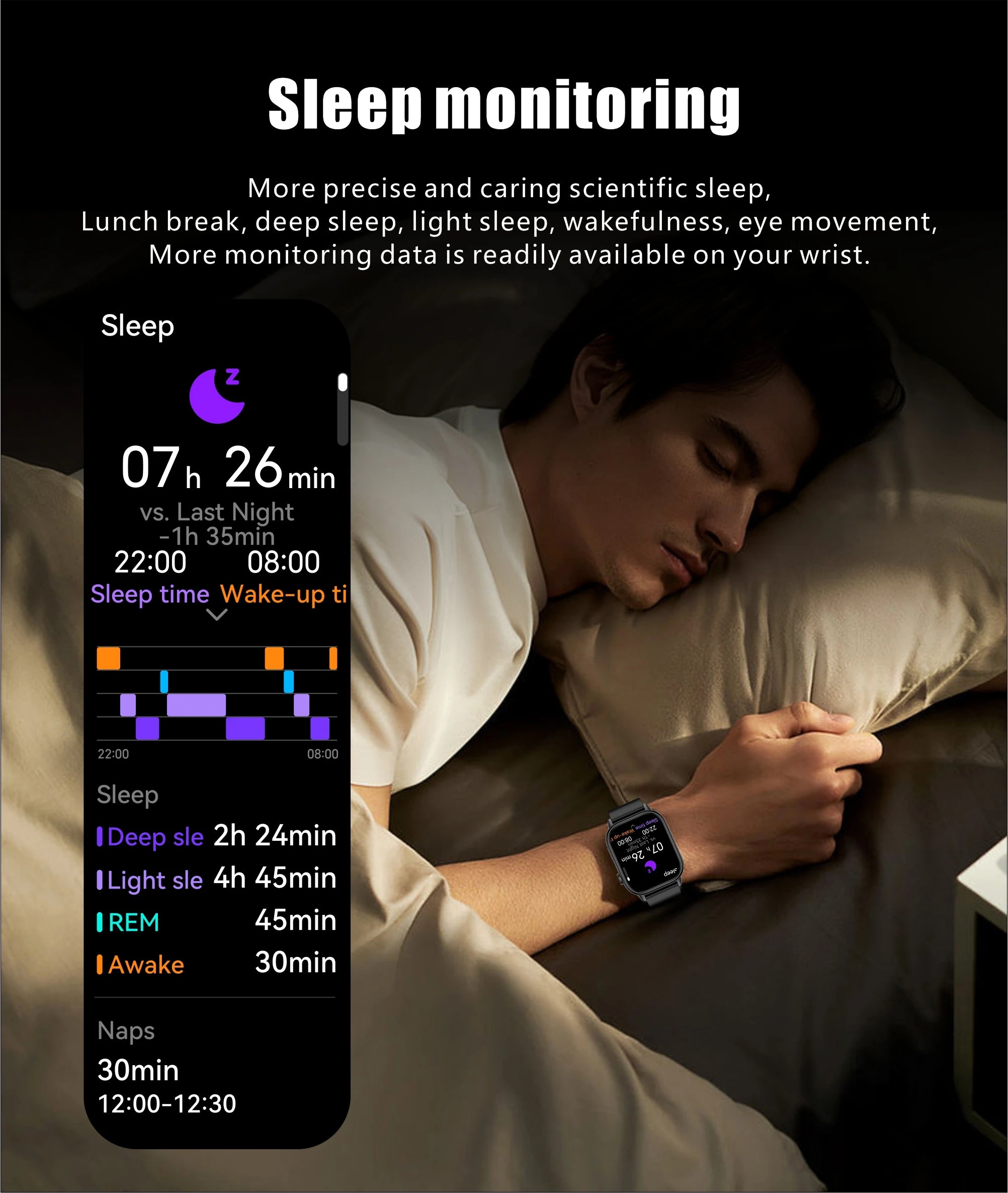 Multi-function AMOLED IP67 Smart Watch for Men and Women