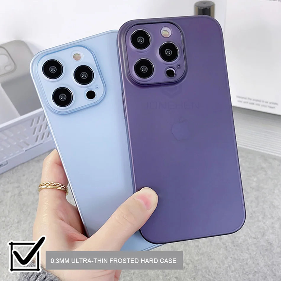 Ultra Thin Matte Protective Case for iPhone 17-16 Pro Max