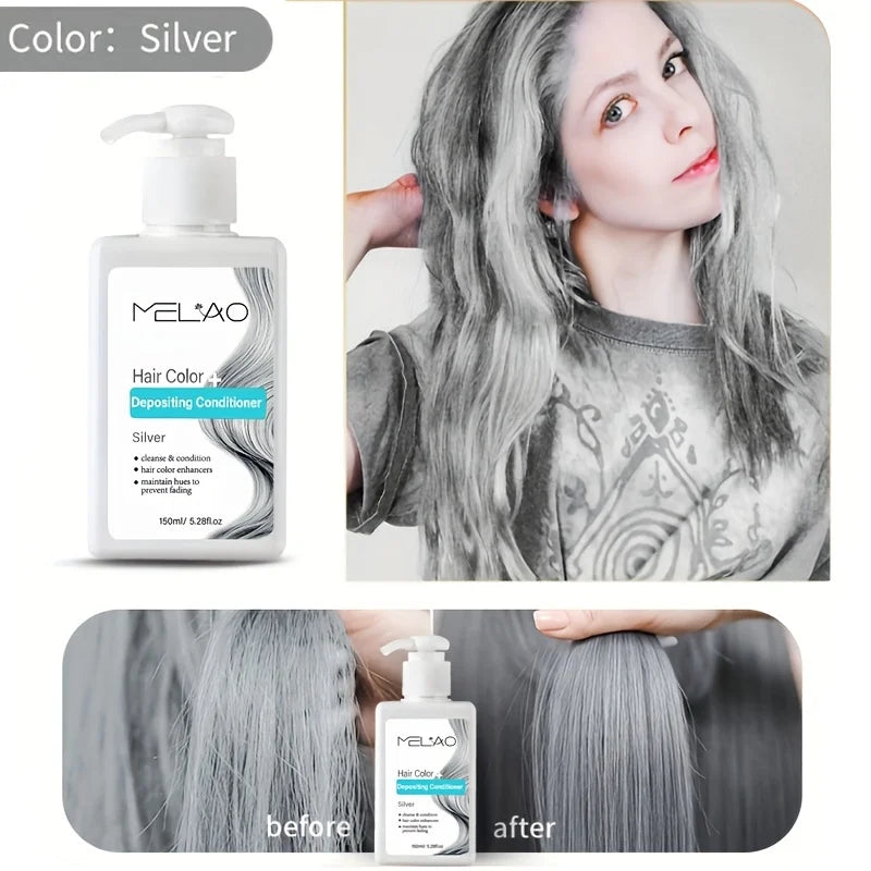 MELAO - Dầu Xả Nhuộm Tóc Bán Vĩnh Viễn, Không Thử Nghiệm ĐV.