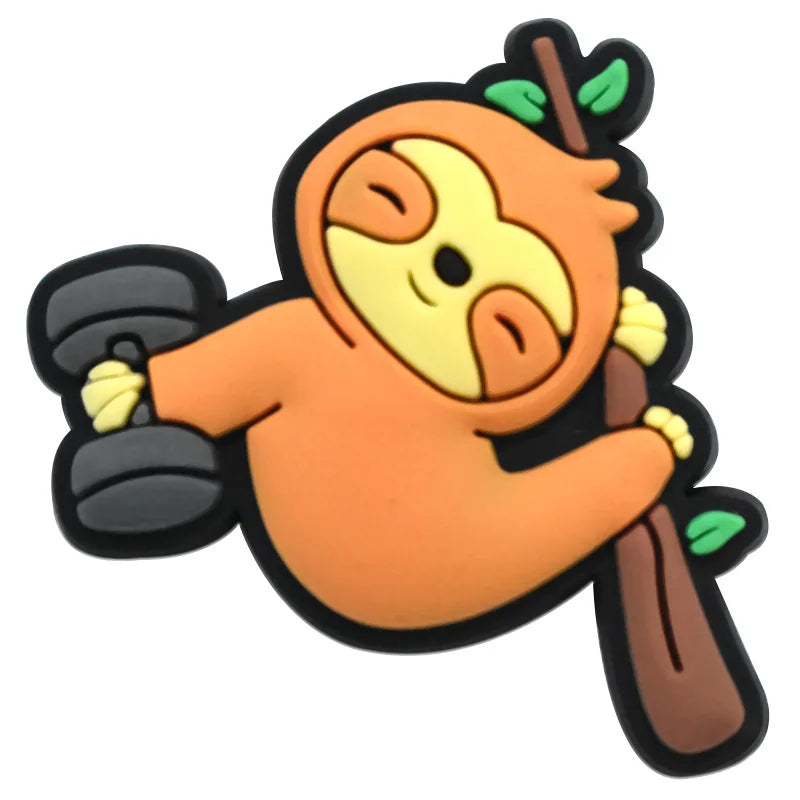 Sloth Monkey Charm for Crocs Slippers - Christmas Accessories