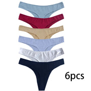 Combo of 6 Sexy G-String Sports Cotton Women's Underwear
