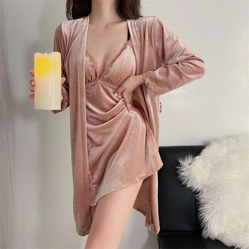 Áo Choàng Ren Gấm Sexy Lụa Ấm Mùa Thu Đông Nữ - Daisan Mart