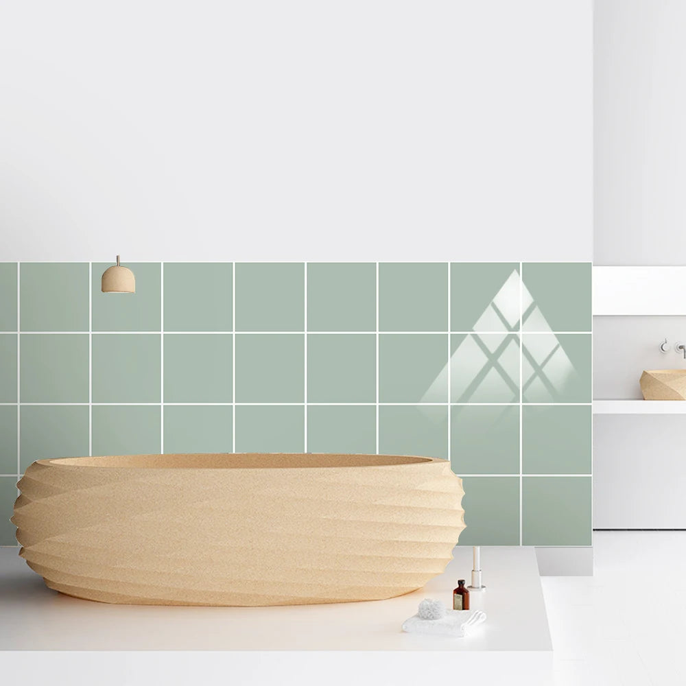 10 pieces of waterproof turquoise wall tiles