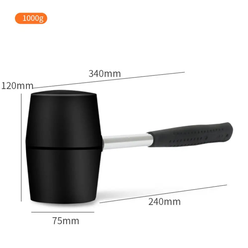 Multifunctional Rubber Hammer Multi Tool Floor Tile Marble Special Home Beef Tendon Mallet Hammer 300g 400g 500g 750g 1000g