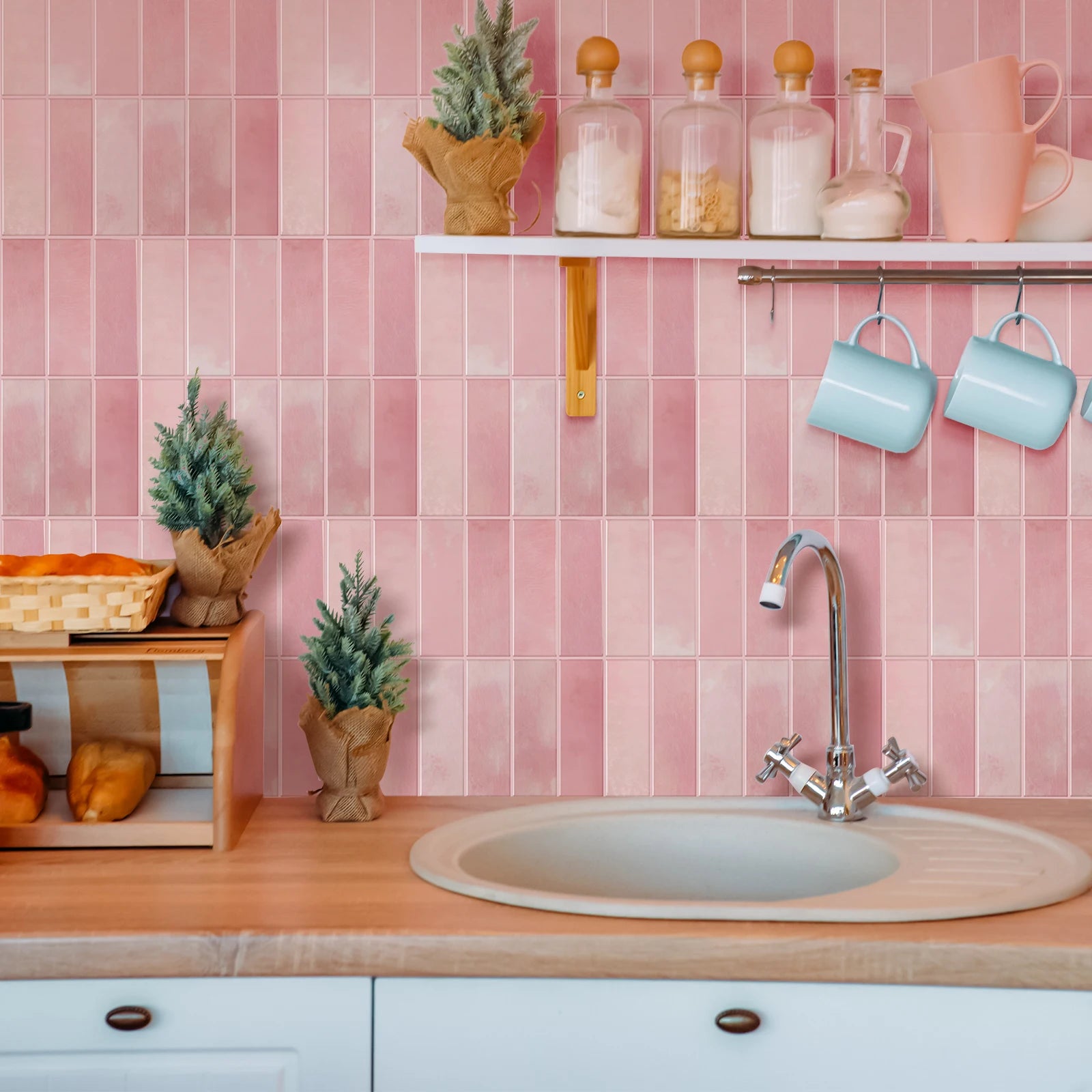 Miếng Dán Tường Dán Gạch Siêu Dính Trang Trí Nhà - Daisan Mart