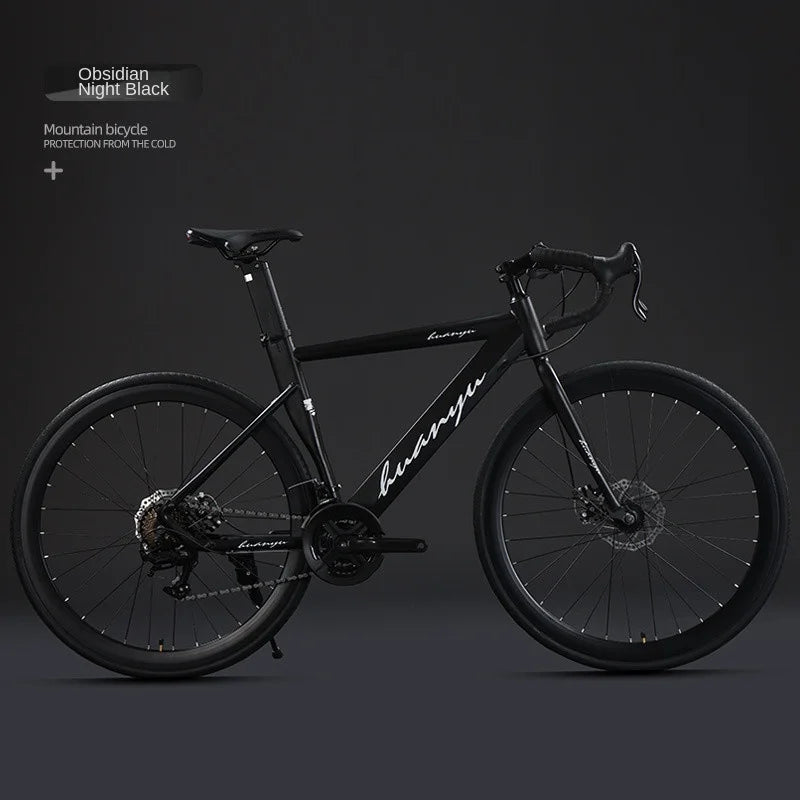 700C*40MM road bicycle hand-changing 24 speed Road Racing Bike disc brake gravel bicicleta Wind Shock Absorber Bikes male adult - Daisan Mart
