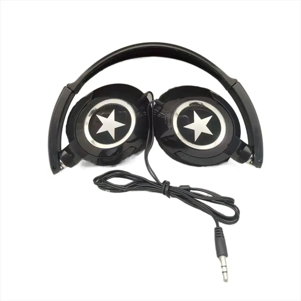 HiFi bass over-ear headphones, stereo, flexible