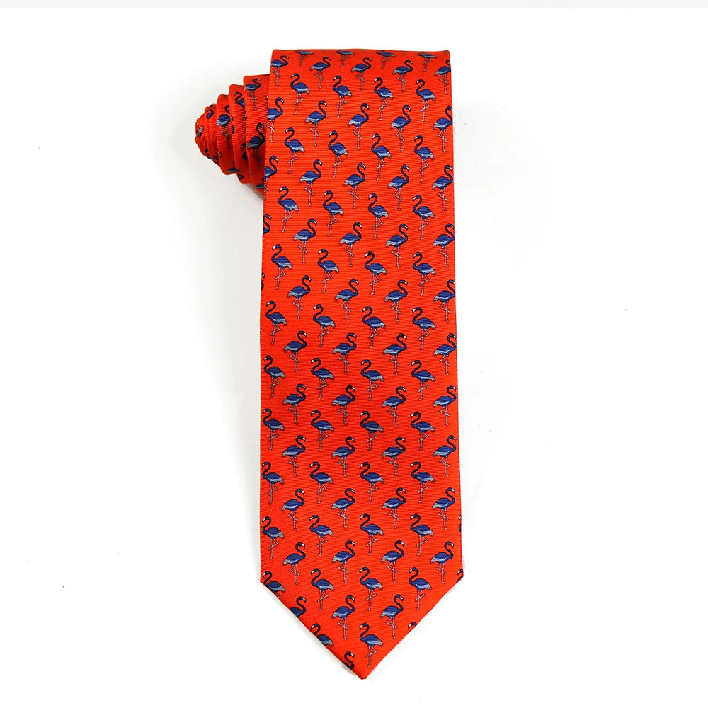 Cà vạt lụa Tailor Smith họa tiết thú - Quà tặng phái mạnh