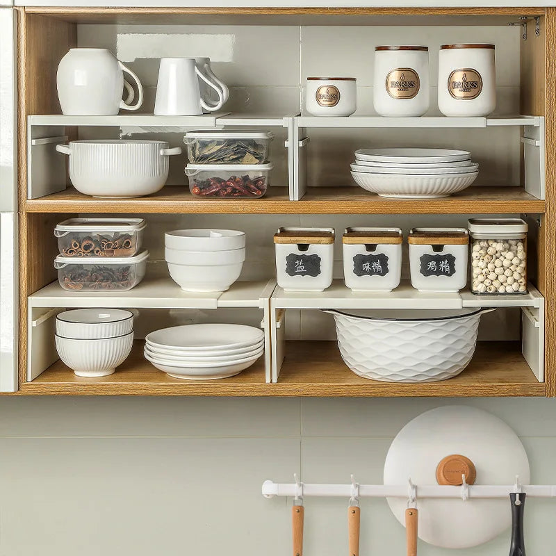 ABS Multi-Function Kitchen Rack - Convenient Organizer Shelf