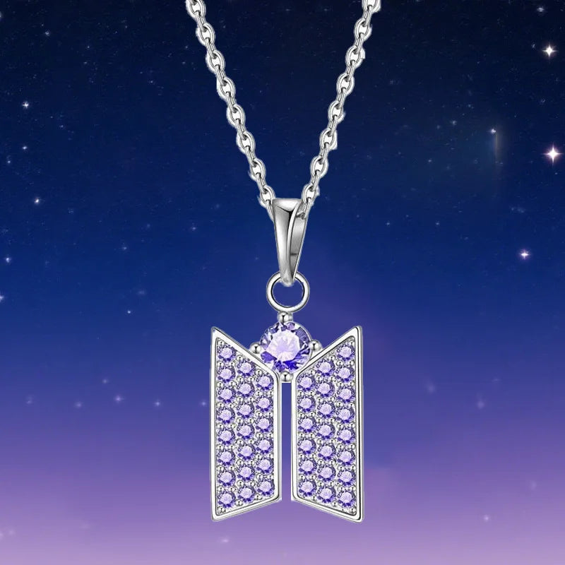 Dây Chuyền Mặt Bạc Đính Zircon Thanh Lịch Nữ Tính