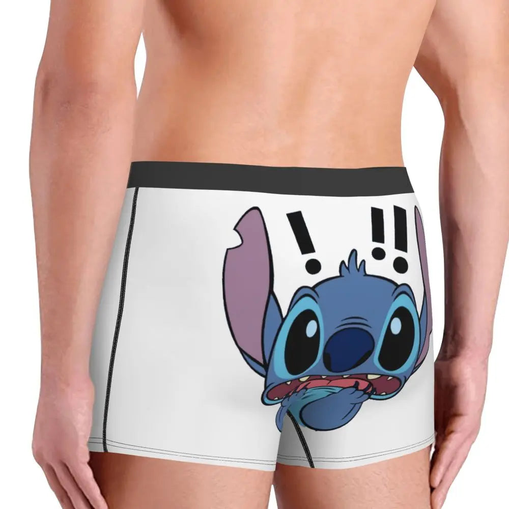 Quần Sịp Nam Lilo Stitch Thoải Mái Phong Cách Anime