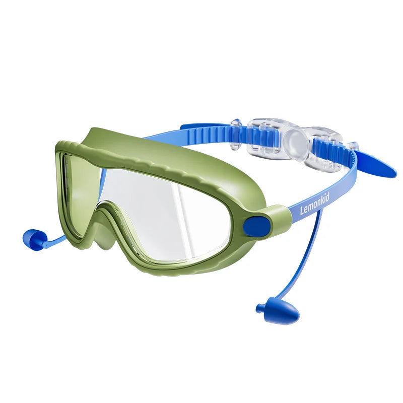 Kính bơi trẻ em chống mờ, chống tia UV kèm nút tai