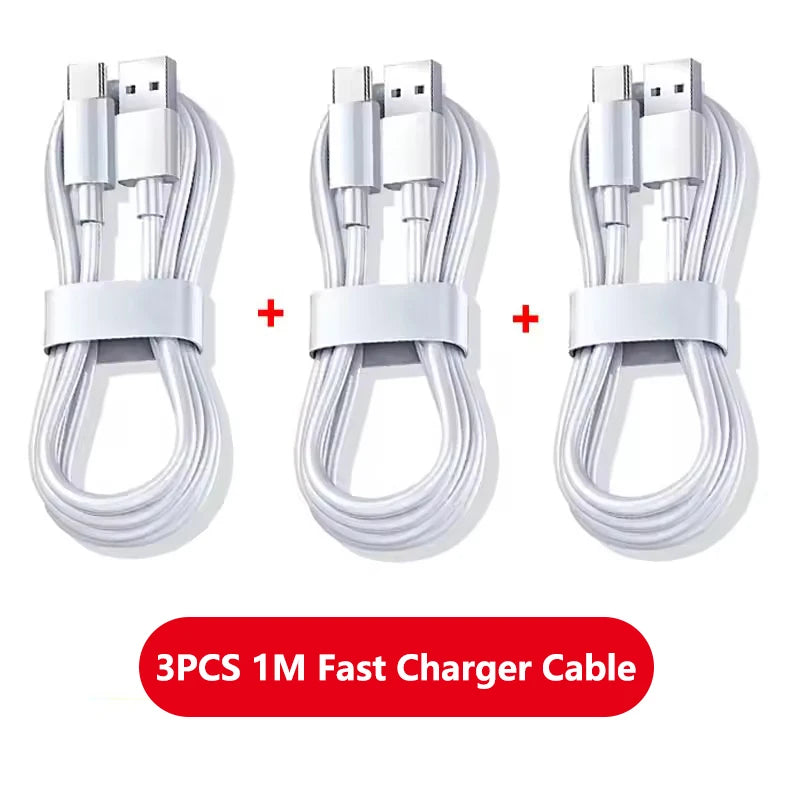 Bộ 3 Cáp Sạc Nhanh 100W USB Type C Siêu Bền - Daisan Mart