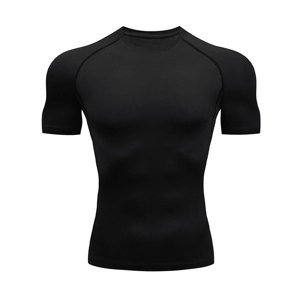 Men's Gym T-Shirt, Slim Fit, Quick Dry, 4-Way Stretch