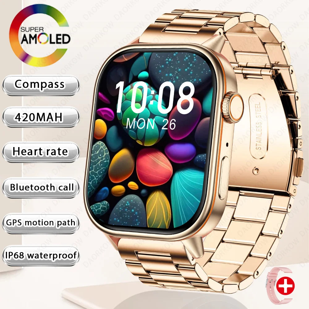 Multi-function AMOLED IP67 Smart Watch for Men and Women