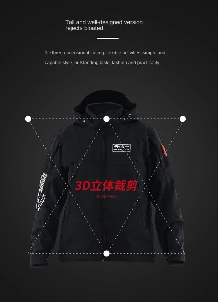 Bộ Đồ Câu Cá Nam Giữ Ấm Chống Nước Mùa Đông