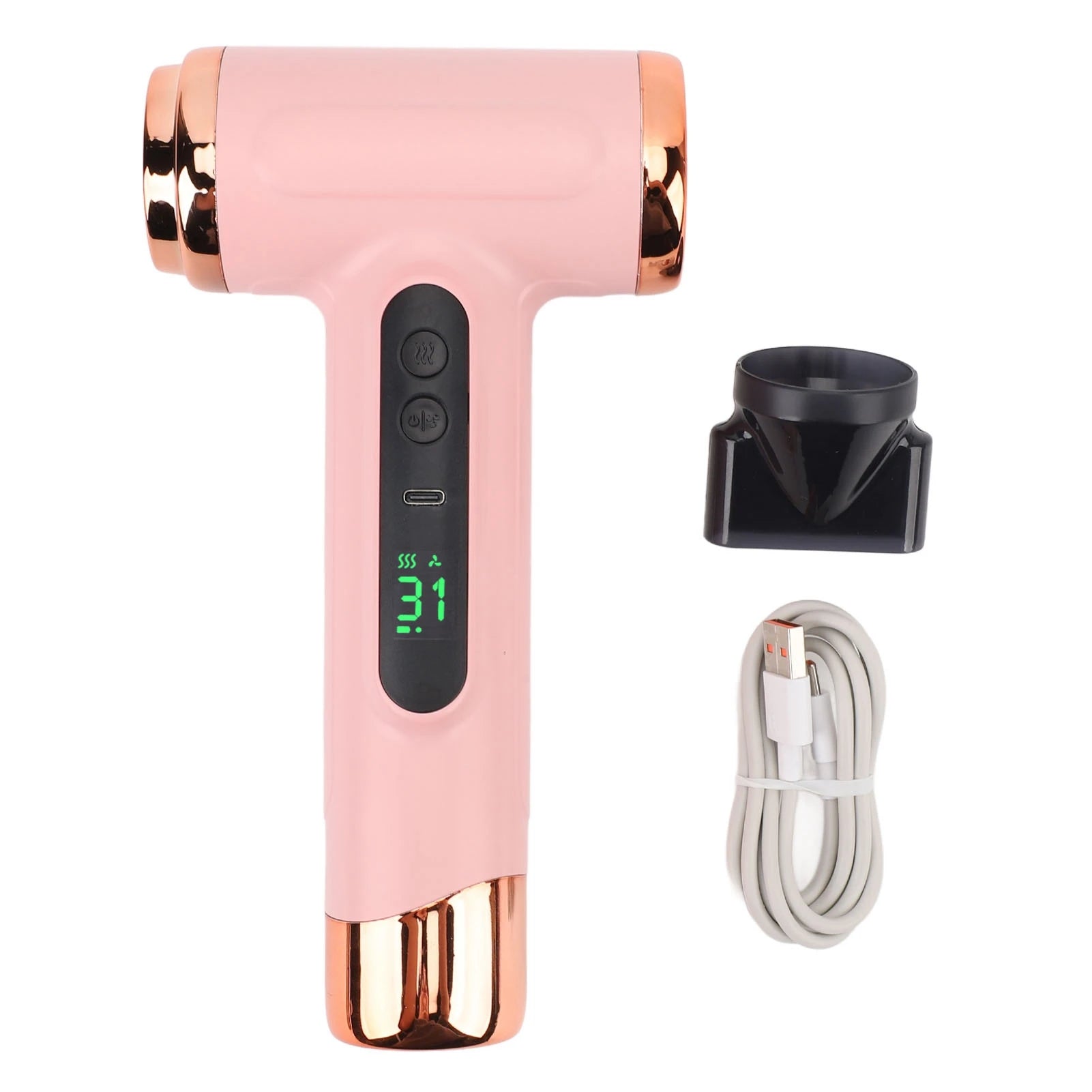 Portable Hot and Cold Hair Dryer 200W 15000mAh Battery
