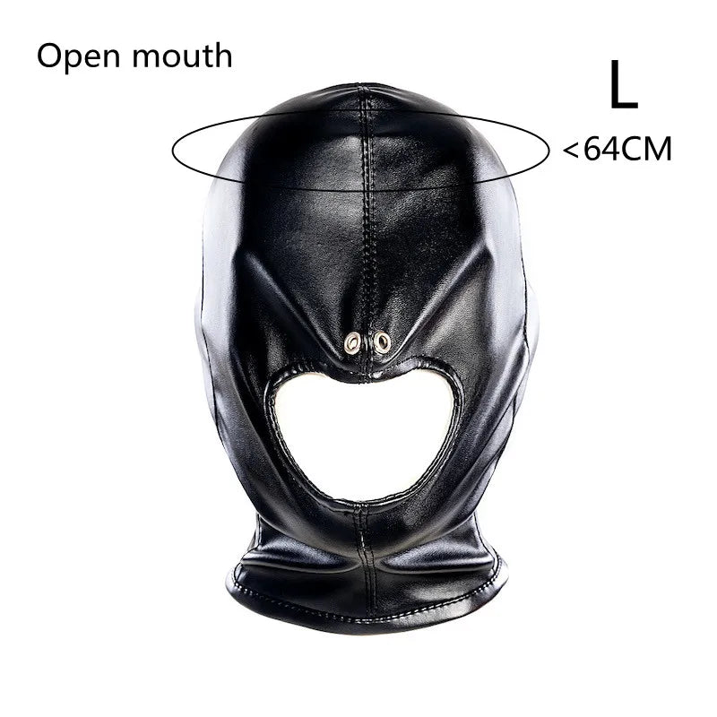 Mặt Nạ Da Bịt Kín Mặt Cosplay Gợi Cảm Unisex