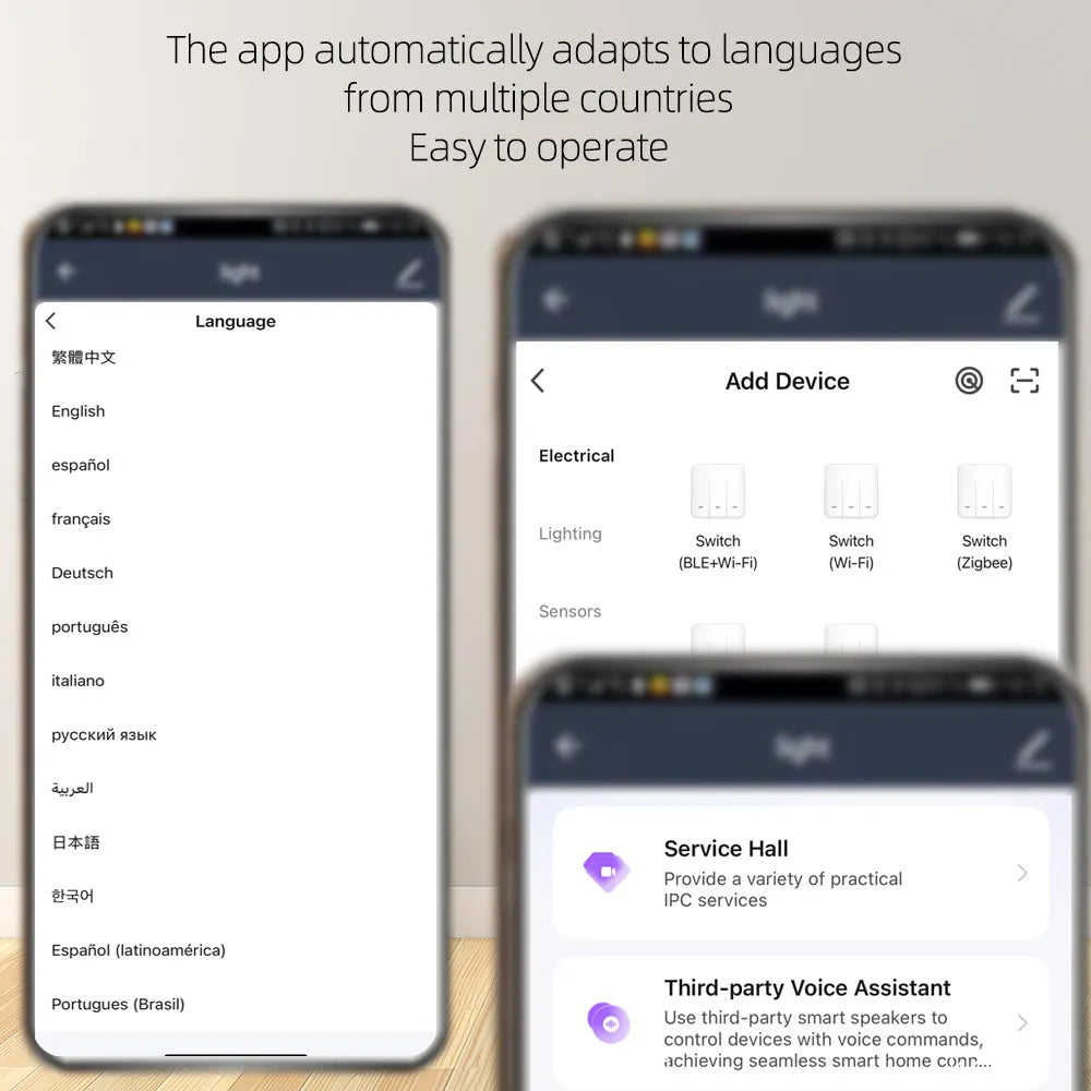 Dawnjoy Zigbee Smart Switch 1/2/3 Gang