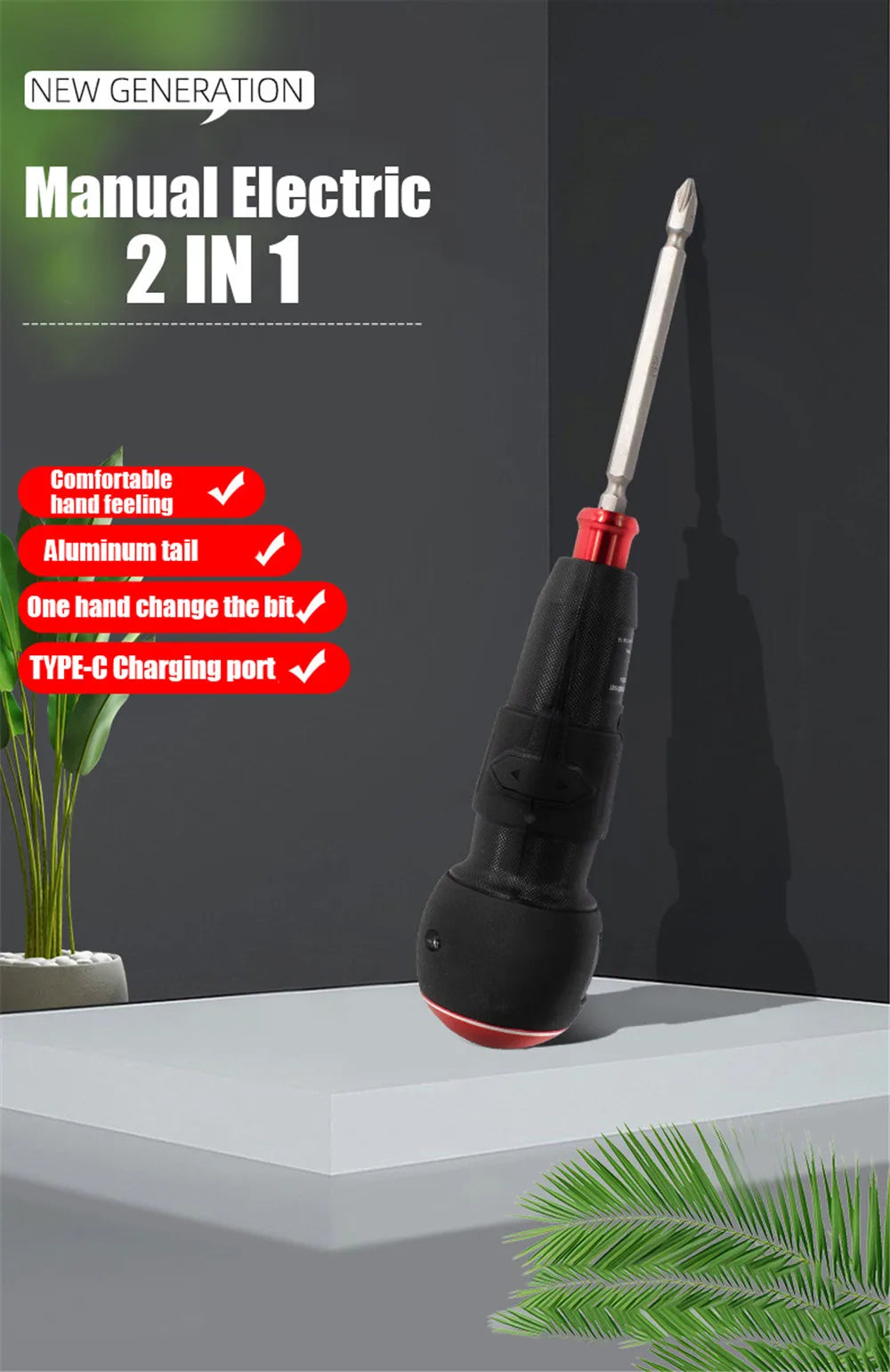 2025 New Cordless Electric Screwdriver 10 in 1 Powerful 3.6V Rechargeable Screwdriver Set Household Auto Screw Driver PC Repair
