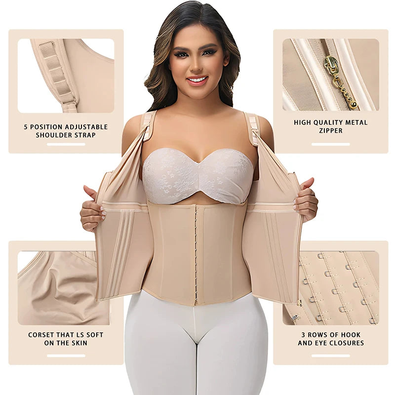 Áo Nịt Bụng AfruliA Nén Cao Định Hình Eo Dáng - Daisan Mart