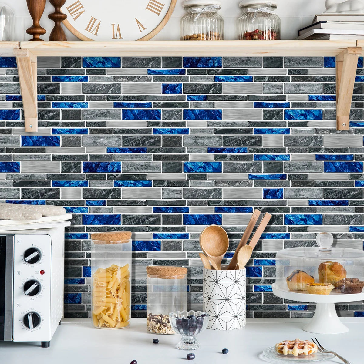 Gạch Dán Đá Cẩm Thạch Chống Thấm & Dầu Nhà Bếp