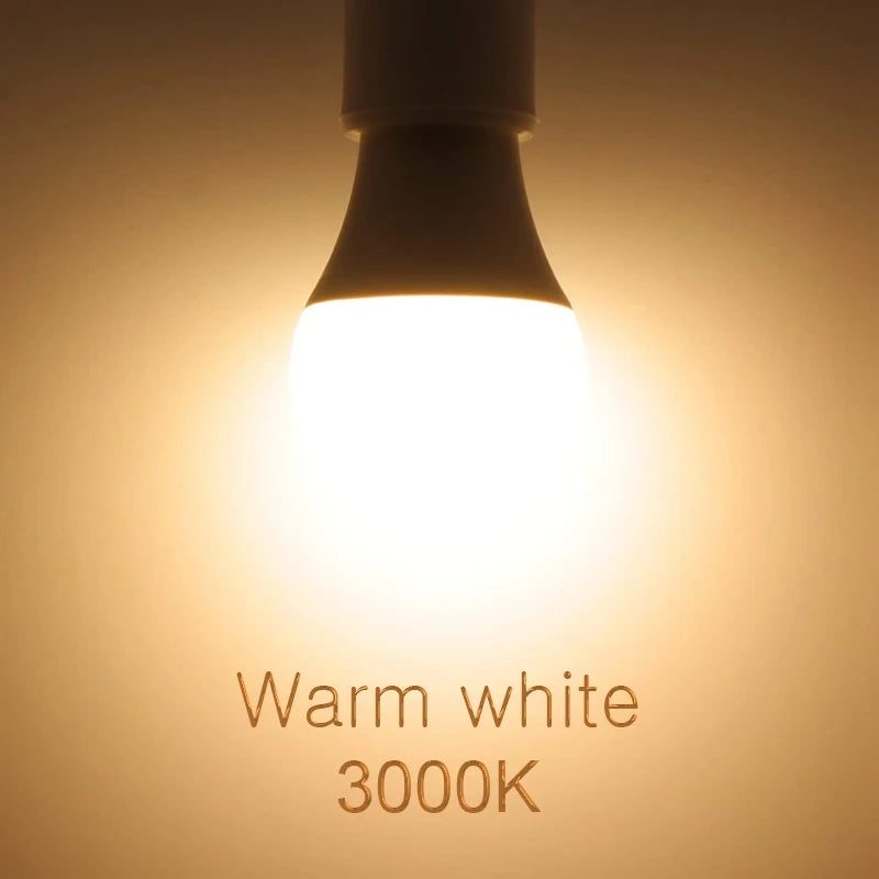 Multi-power LED bulbs E26 E12 for home and office