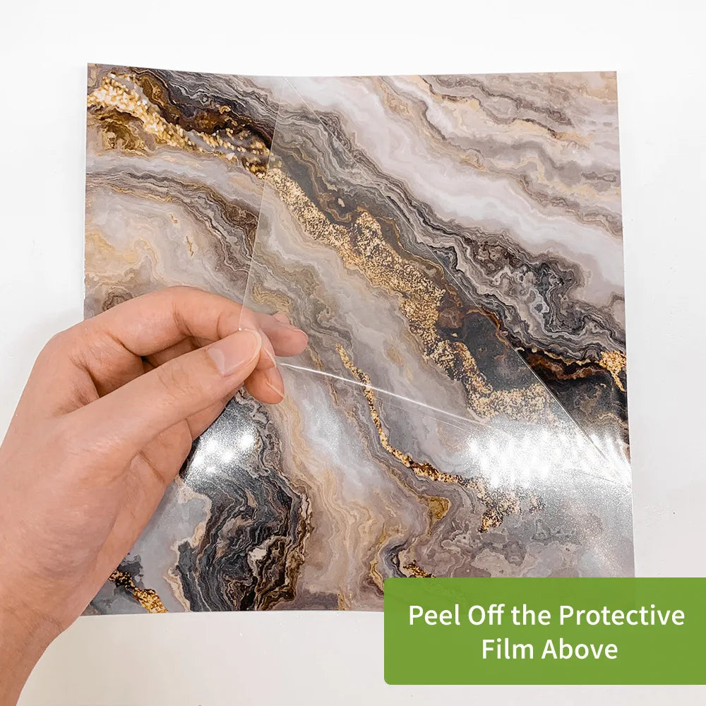 Waterproof Wallpaper 20 Pieces 3D Green Brick