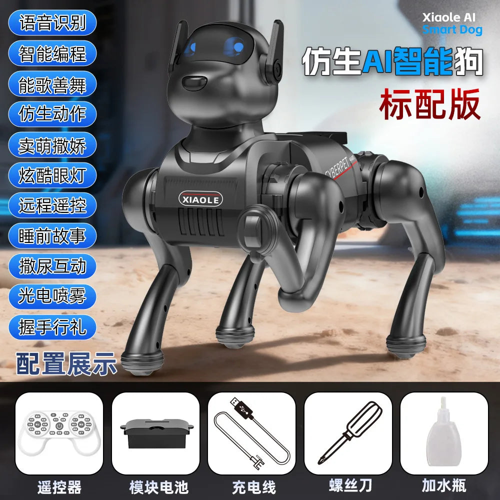 2026 New AI Smart Robot Dog Bionic Interactive Electronic Pet Toy Can Talk Sing Dance Kids Educational Companion Playmate - Daisan Mart