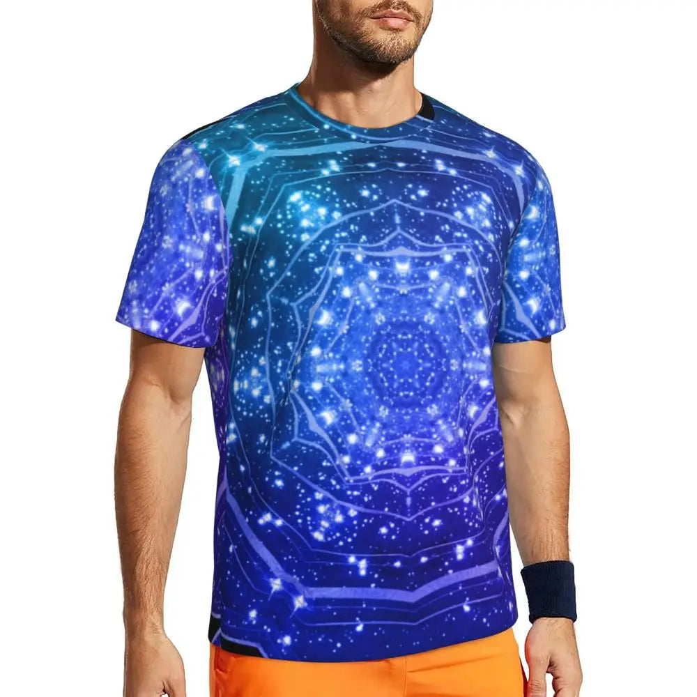 Áo Thun Nam Ombre Tím Hồng Thời Trang Hè Đầy Phong Cách