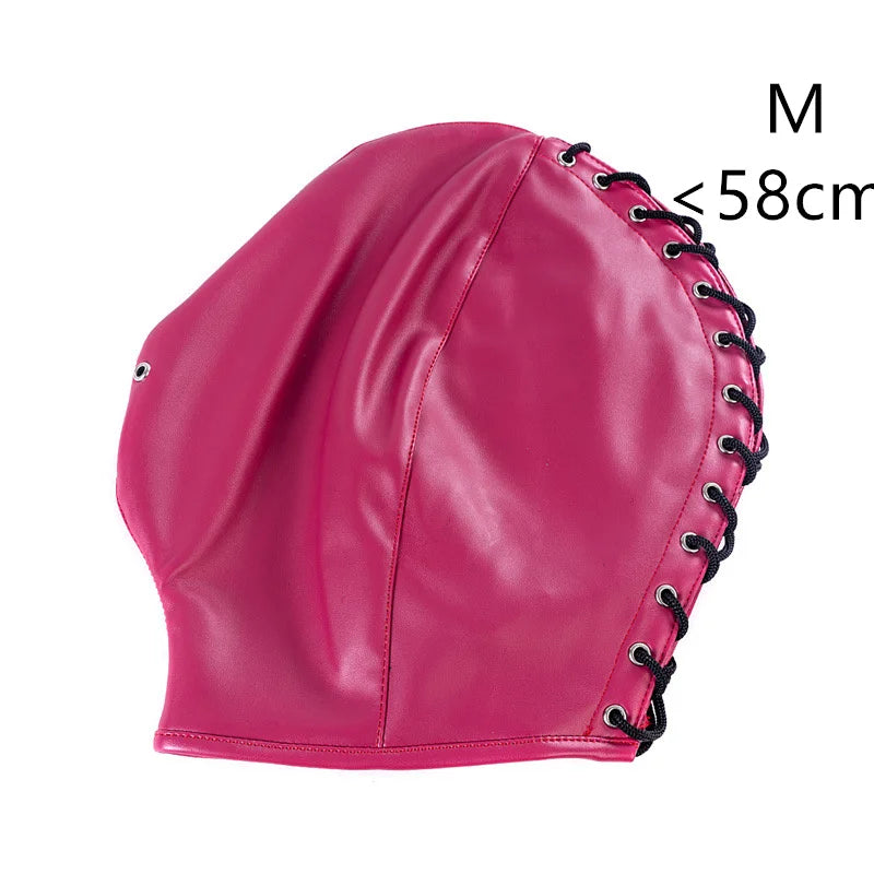 Mặt Nạ Da Bịt Kín Mặt Cosplay Gợi Cảm Unisex