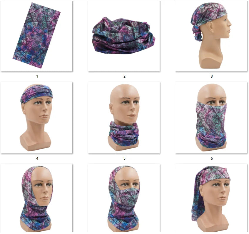 Khăn Đa Sắc Tiện Ích Cho Thể Thao & Dã Ngoại