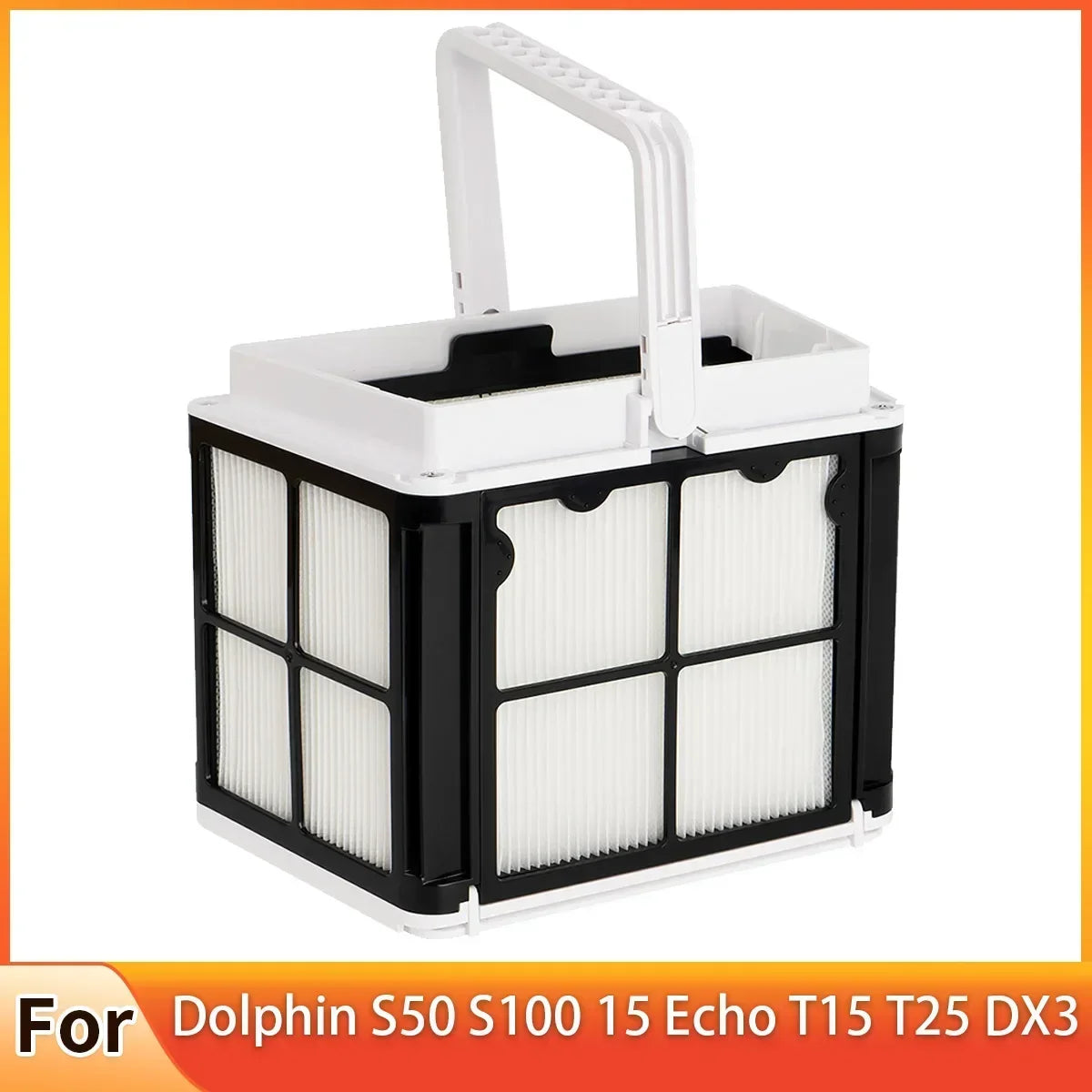 9991460-R1 Ultra Fine Filter Basket for Dolphin Robotic Pool Cleaners S50 S100 Active 10 & 15 Echo T25 T15 Proteus DX3 Saturn