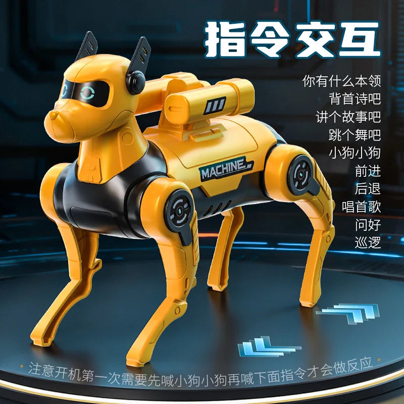 Robot Dog Children's Interactive Toy Intelligent Robot Dog Electric Remote Control Programming Toy Children's Boy New Baby - Daisan Mart