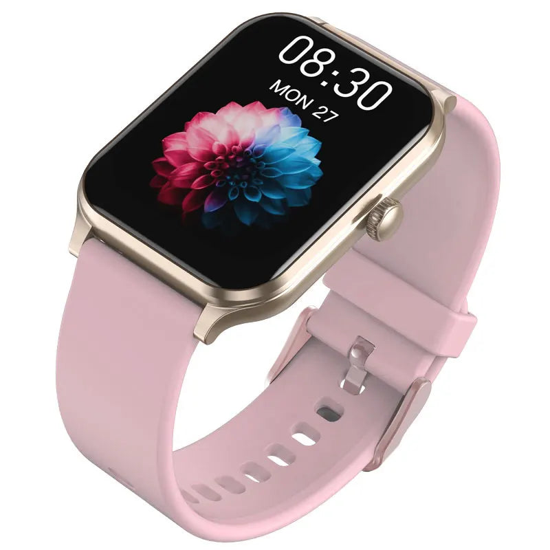 Smart Watch for Women Smartwatches Fitness Tracker Pedometer Health Sleep Monitor Compatible for Android iOS Phone, Gold Pink .