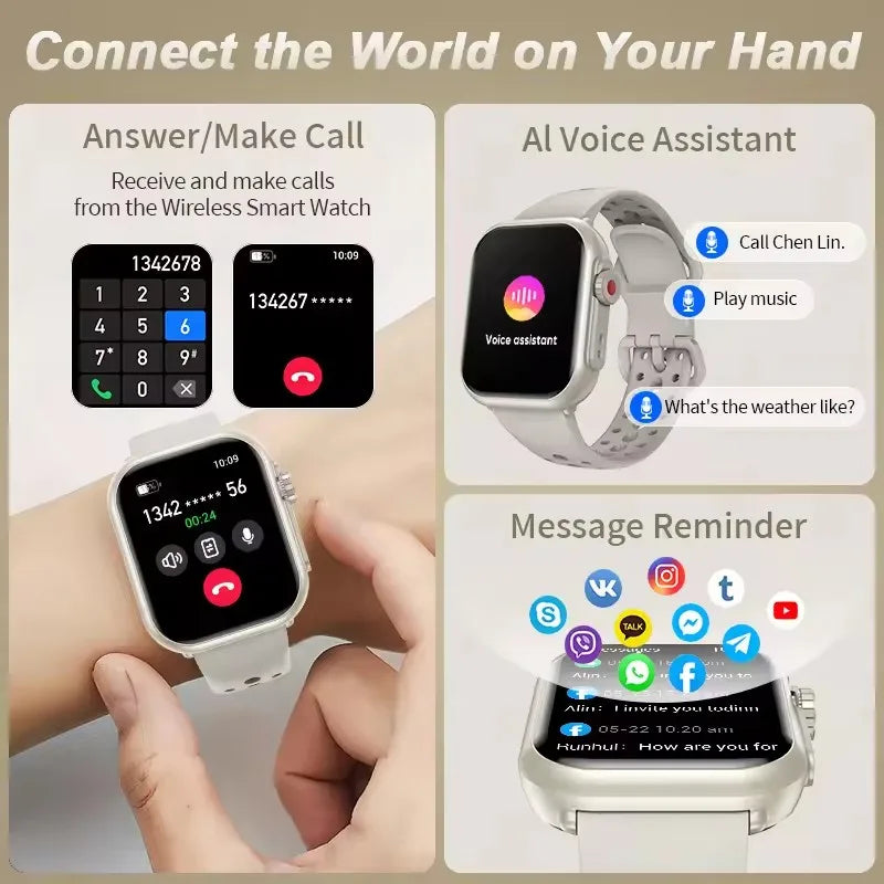 Đồng Hồ Thông Minh 1.85 AMOLED Chống Nước IP68