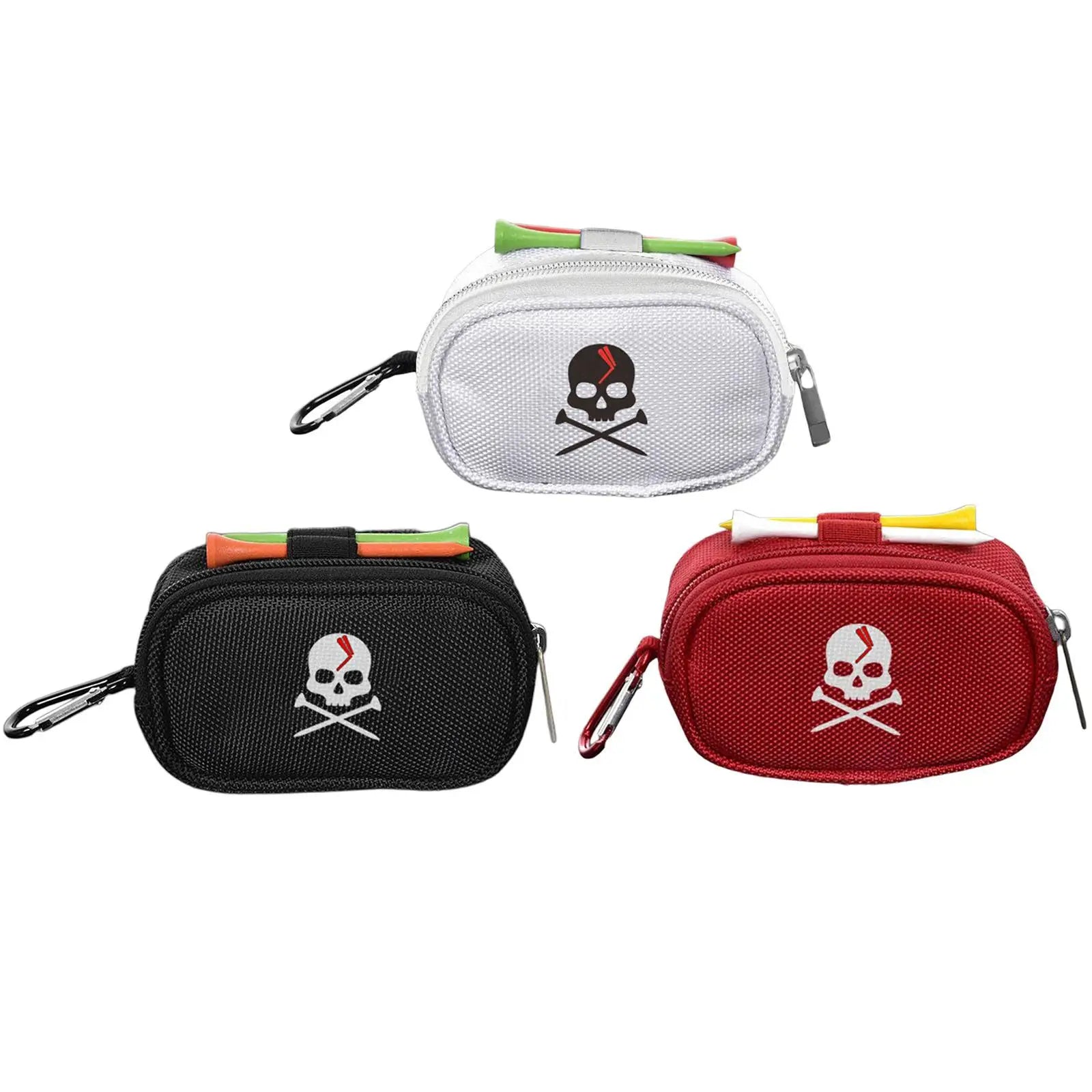 Convenient Golf Ball Pouch with Zippered Waist