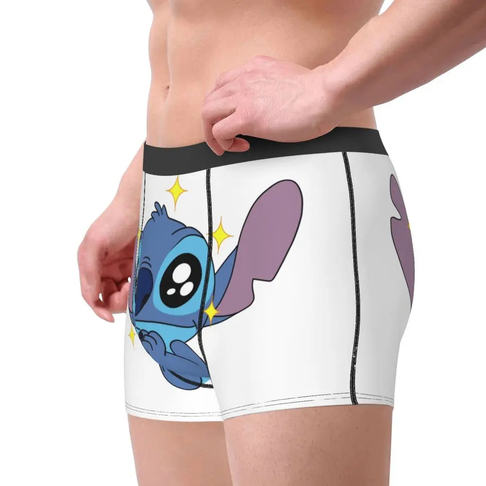 Quần Sịp Nam Lilo Stitch Thoải Mái Phong Cách Anime