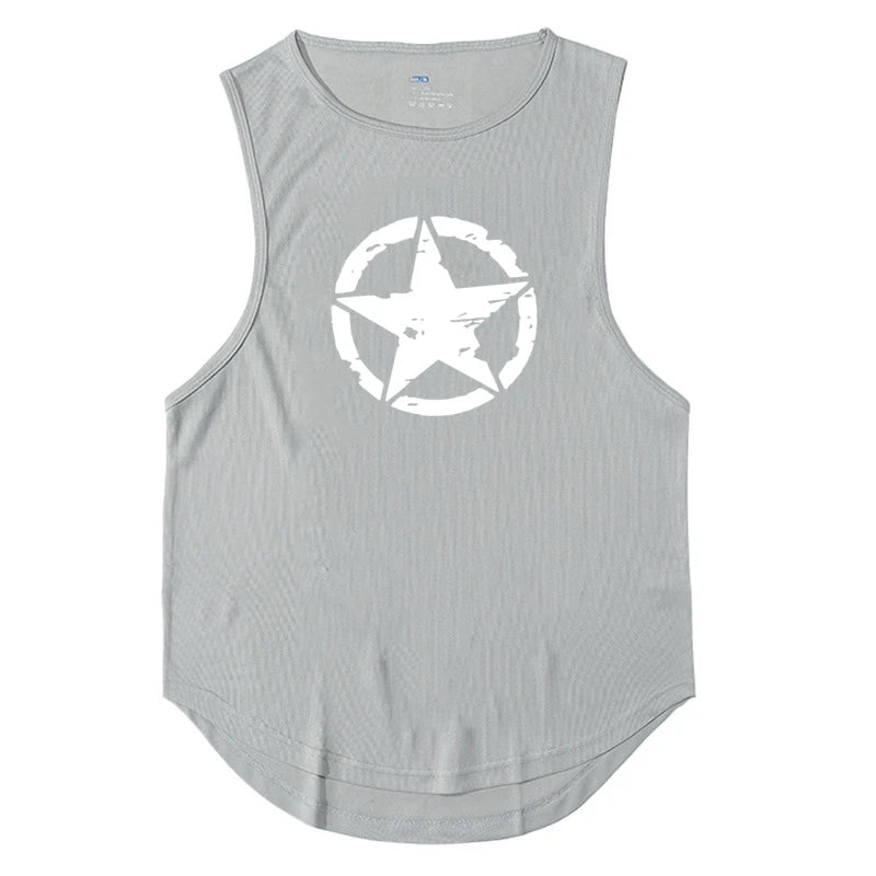 Áo Thun Nam Thể Thao Nhanh Khô Tập Gym Không Tay