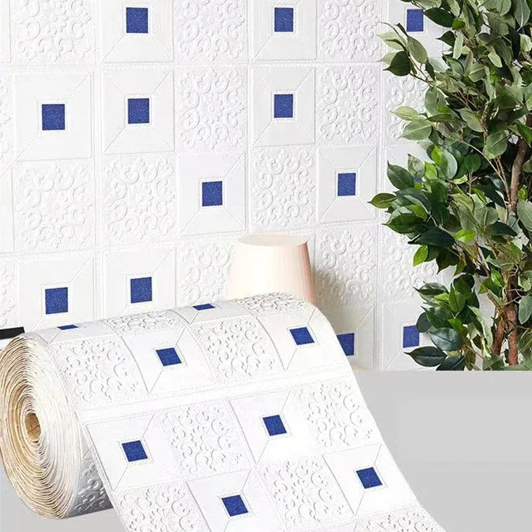 3D wall panels with decorative waterproof brick patterns