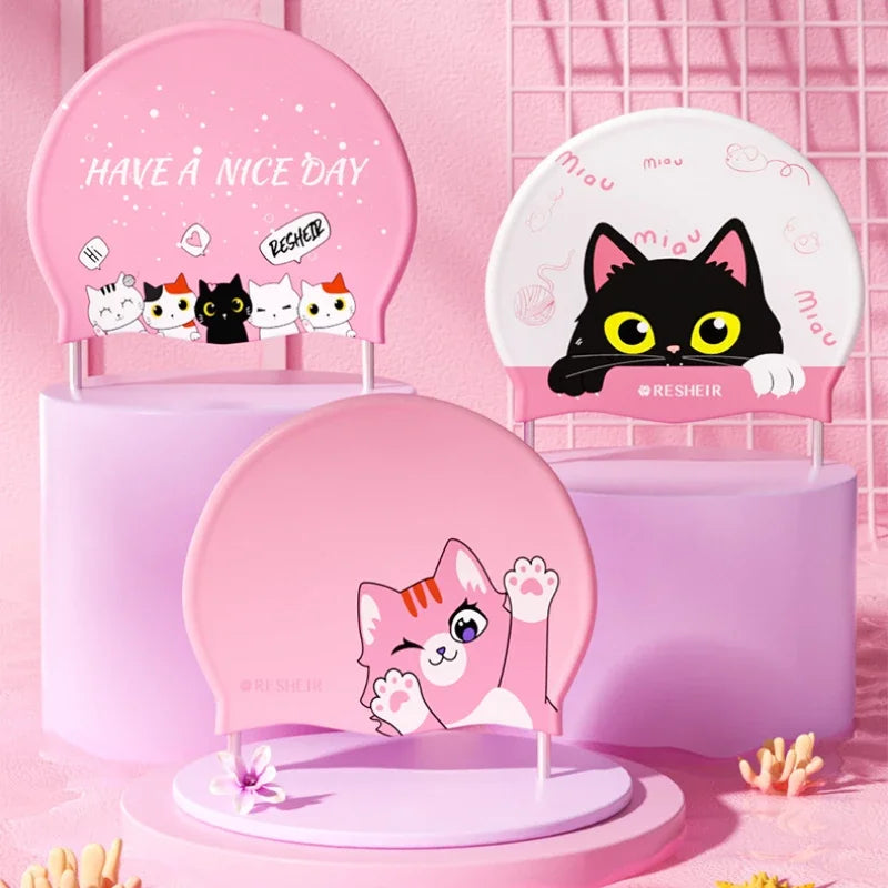 Mũ Bơi Trẻ Em Hoạt Hình Chống Nước Bảo Vệ Tai