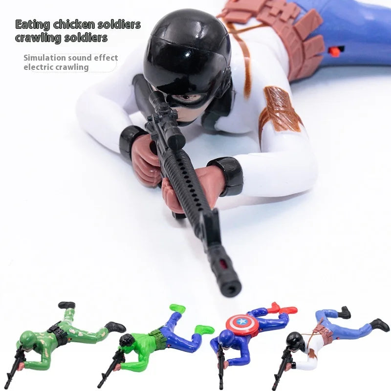 Glowing Crawling Super Hero Toys for Kids