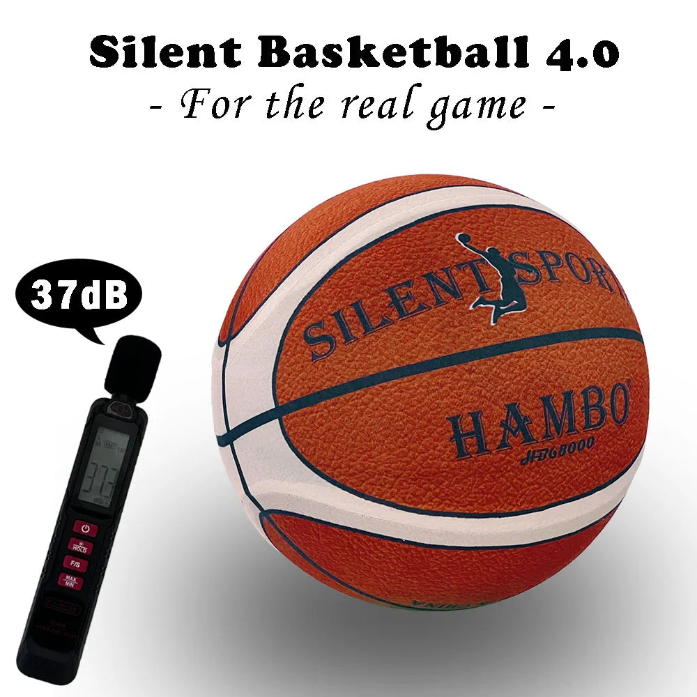 Fabric Covered Silent Basketball For All Ages, No Noise
